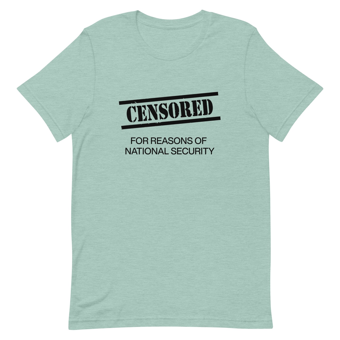 CENSORED Black Text Unisex t-shirt