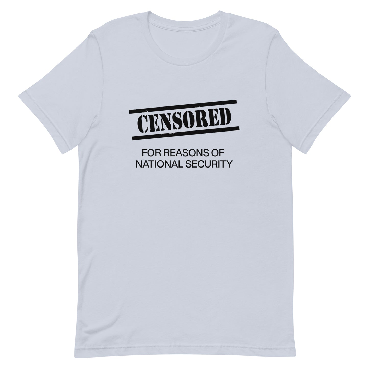 CENSORED Black Text Unisex t-shirt